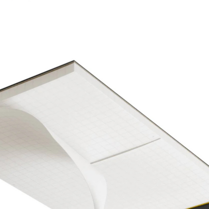 Maruman Mnemosyne 100x180mm Memo Pad - Graph (Black) — in use
