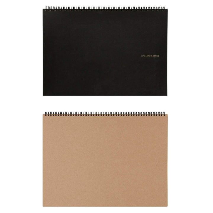 Maruman Mnemosyne A3 Notebook - Landscape / Graph (Black) — with packaging