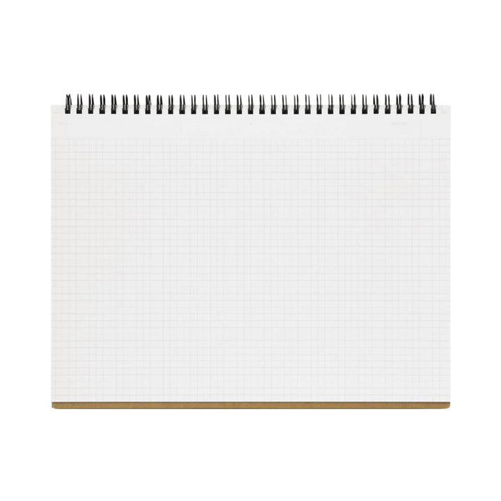 Maruman Mnemosyne A4 Notebook - Landscape / Graph (Black) — front view