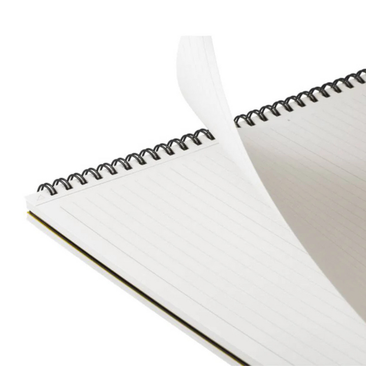 Maruman Mnemosyne A4 Notebook - Lined (Black) — close-up