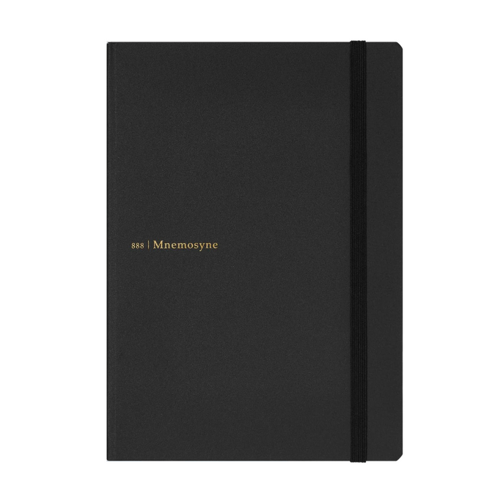 Maruman Mnemosyne A5 Journal Hardcover Notebook - Black — front view