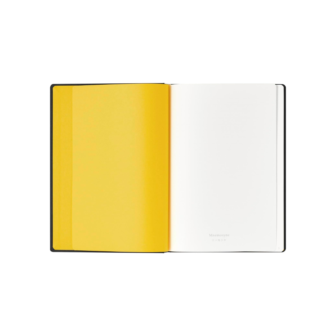 Maruman Mnemosyne A5 Journal Hardcover Notebook - Black — with packaging