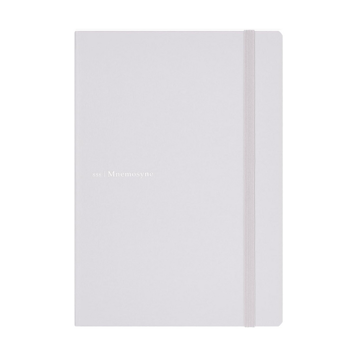 Maruman Mnemosyne A5 Journal Hardcover Notebook - Light Gray — front view