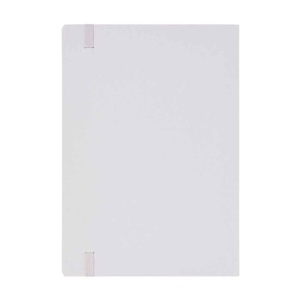 Maruman Mnemosyne A5 Journal Hardcover Notebook - Light Gray — side view