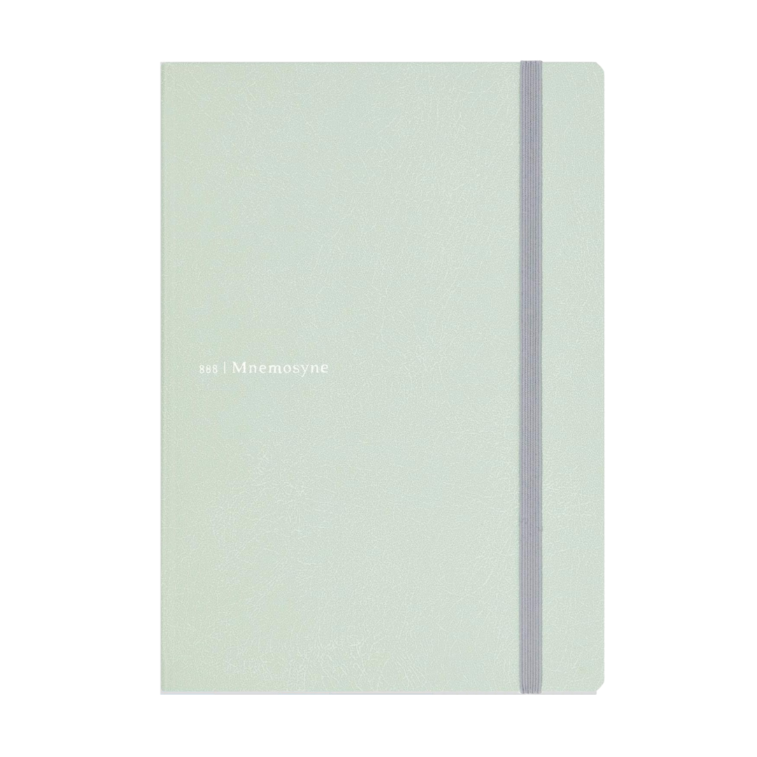 Maruman Mnemosyne A5 Journal Hardcover Notebook - Mint Green — front view