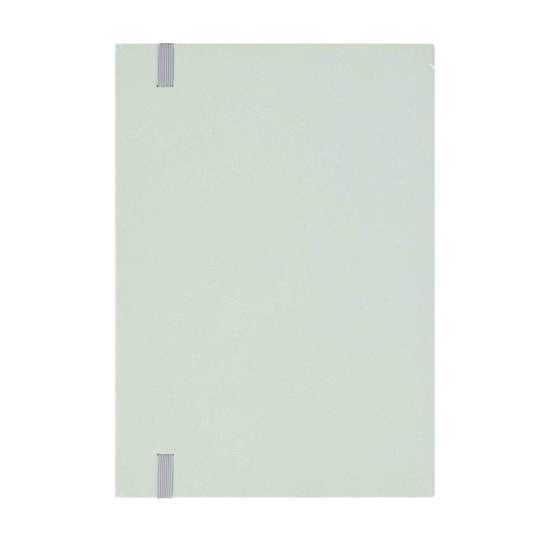 Maruman Mnemosyne A5 Journal Hardcover Notebook - Mint Green — side view