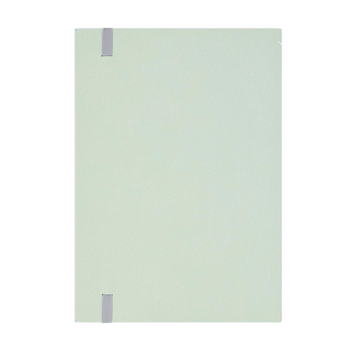 Maruman Mnemosyne A5 Journal Hardcover Notebook - Mint Green — side view