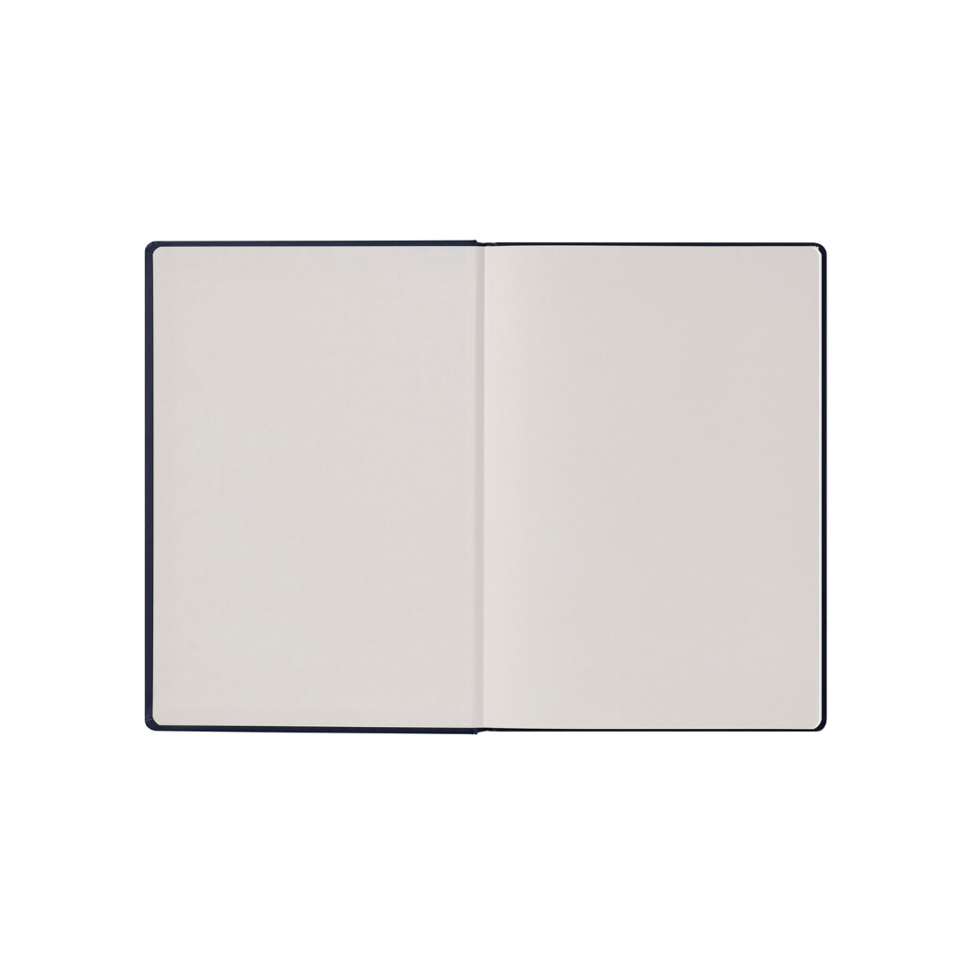 Maruman Mnemosyne A5 Journal Hardcover Notebook - Navy — angle view