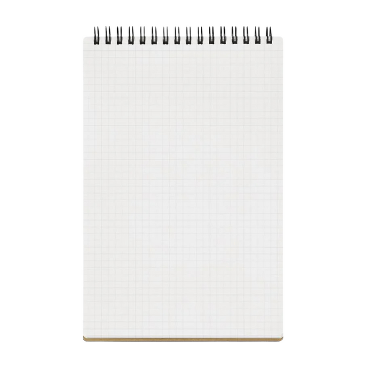Maruman Mnemosyne A5 Memo Pad - Graph (Black) — front view
