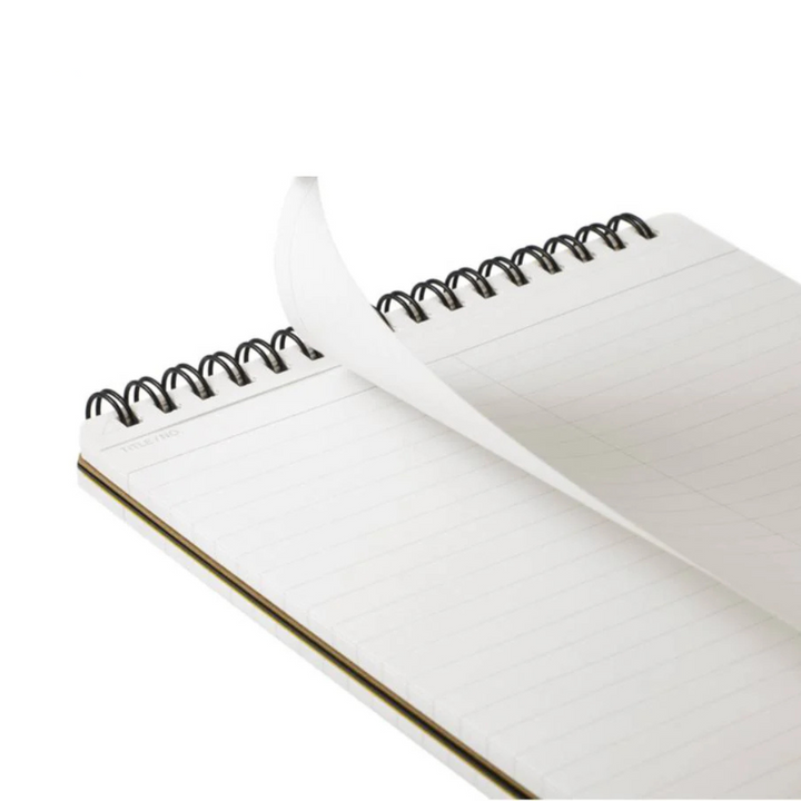 Maruman Mnemosyne A5 Memo Pad - Graph (Black) — angle view