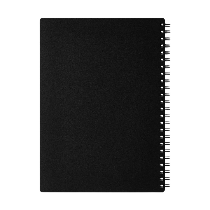Maruman Mnemosyne A5 Notebook - Dot Grid (Black) — with packaging