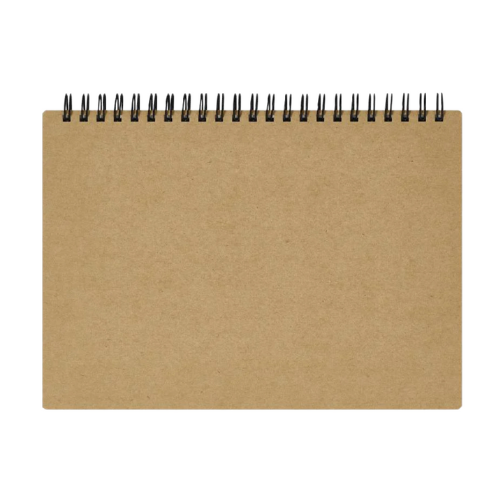 Maruman Mnemosyne A5 Notebook - Landscape / Graph (Black) — detail view