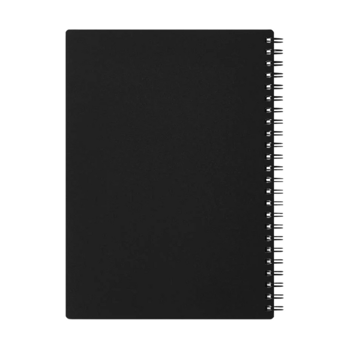 Maruman Mnemosyne A5 Notebook - Lined (Black) — with packaging