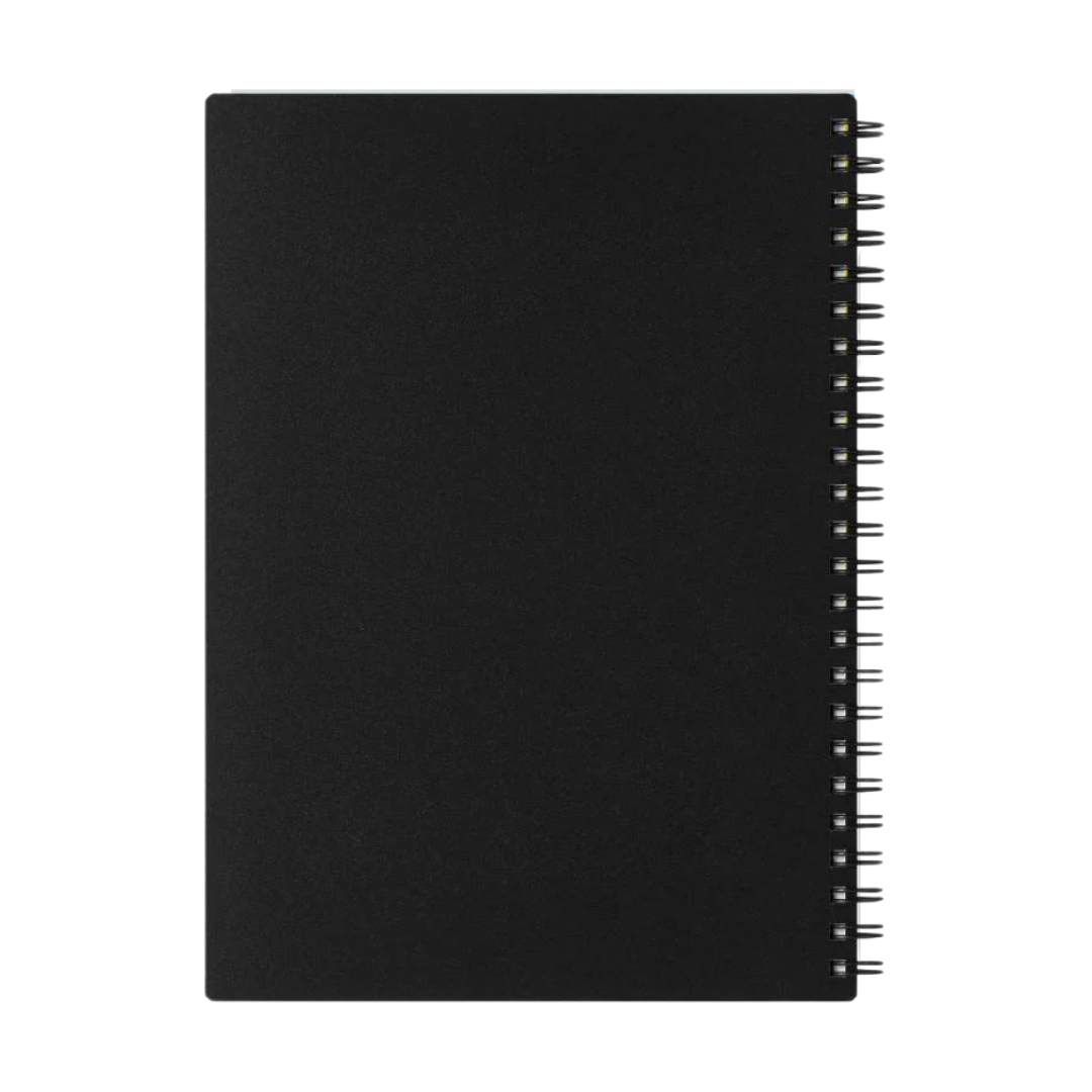 Maruman Mnemosyne A5 Notebook - Ruled (Black) — with packaging