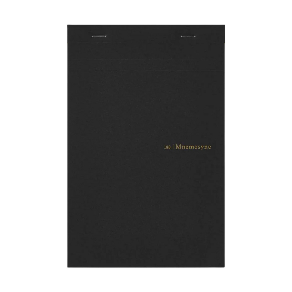 Maruman Mnemosyne A5 Notepad - Graph (Black) — side view