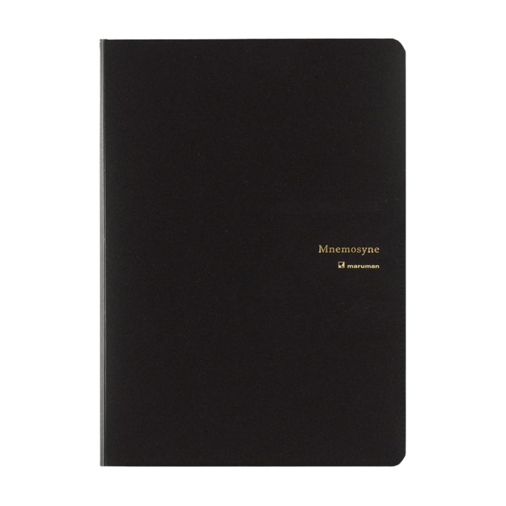 Maruman Mnemosyne Notepad Holder with A5 Graph Notepad (Black) — with packaging