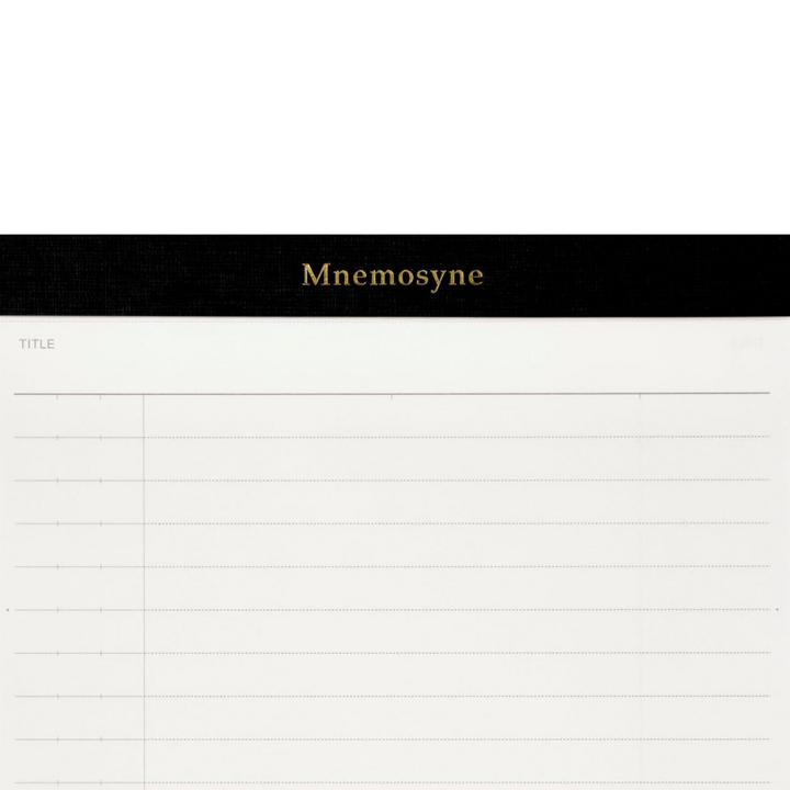 Maruman Mnemosyne A5 Notepad Refill - Ruled / Pack of 3 — flat lay