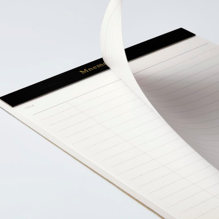 Maruman Mnemosyne A5 Notepad Refill - Ruled / Pack of 3 — close-up