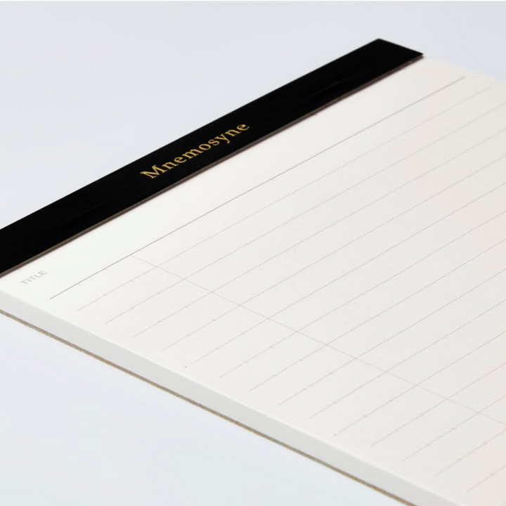 Maruman Mnemosyne A5 Notepad Refill - Ruled / Pack of 3 — angle view