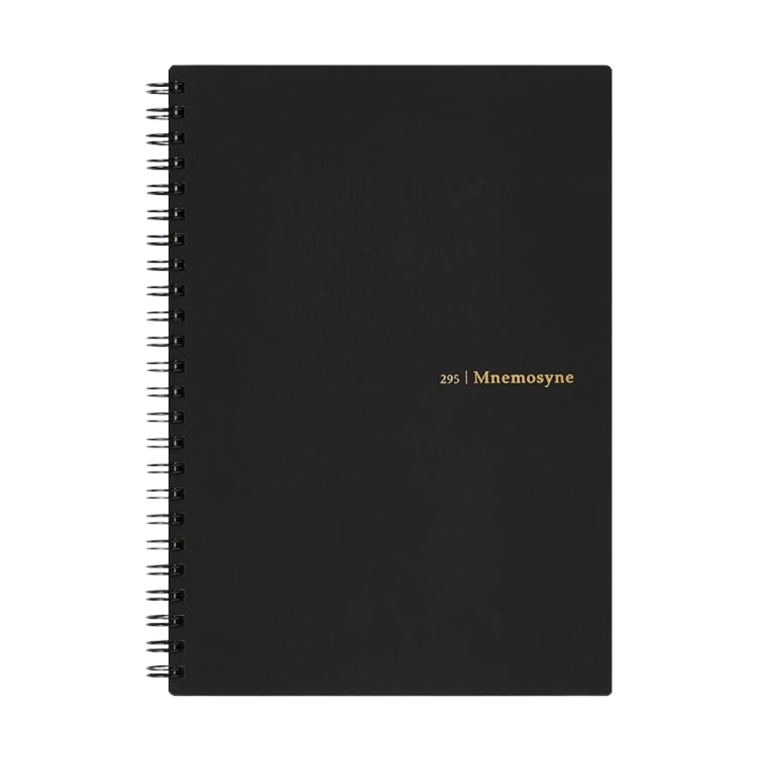 Maruman Mnemosyne A5 Softcover Notebook - Black — front view