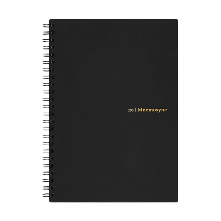 Maruman Mnemosyne A5 Softcover Notebook - Black — front view
