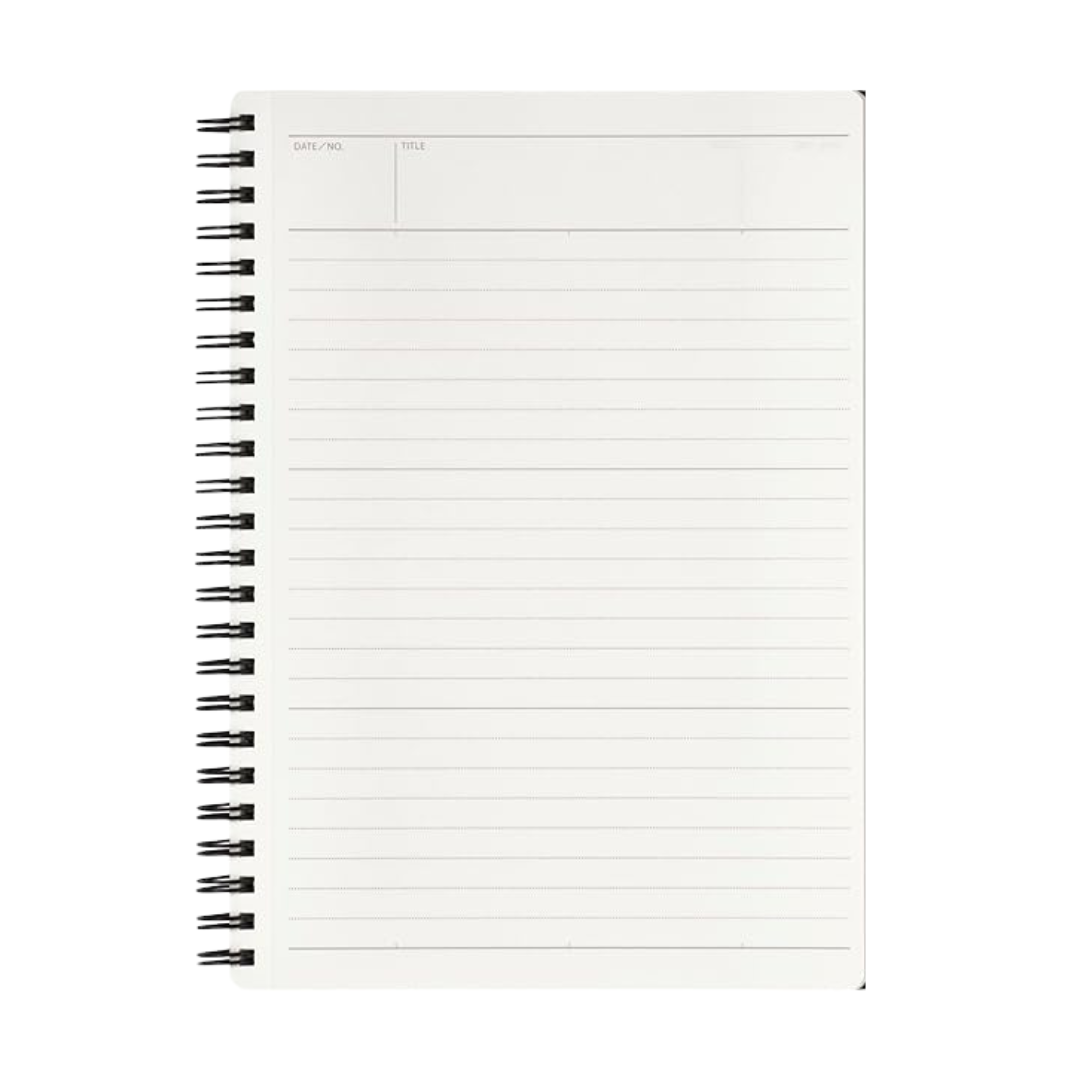 Maruman Mnemosyne A5 Softcover Notebook - Black — with packaging