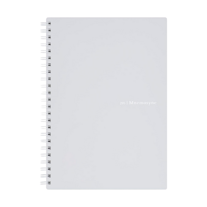 Maruman Mnemosyne A5 Softcover Notebook - Light Gray — front view