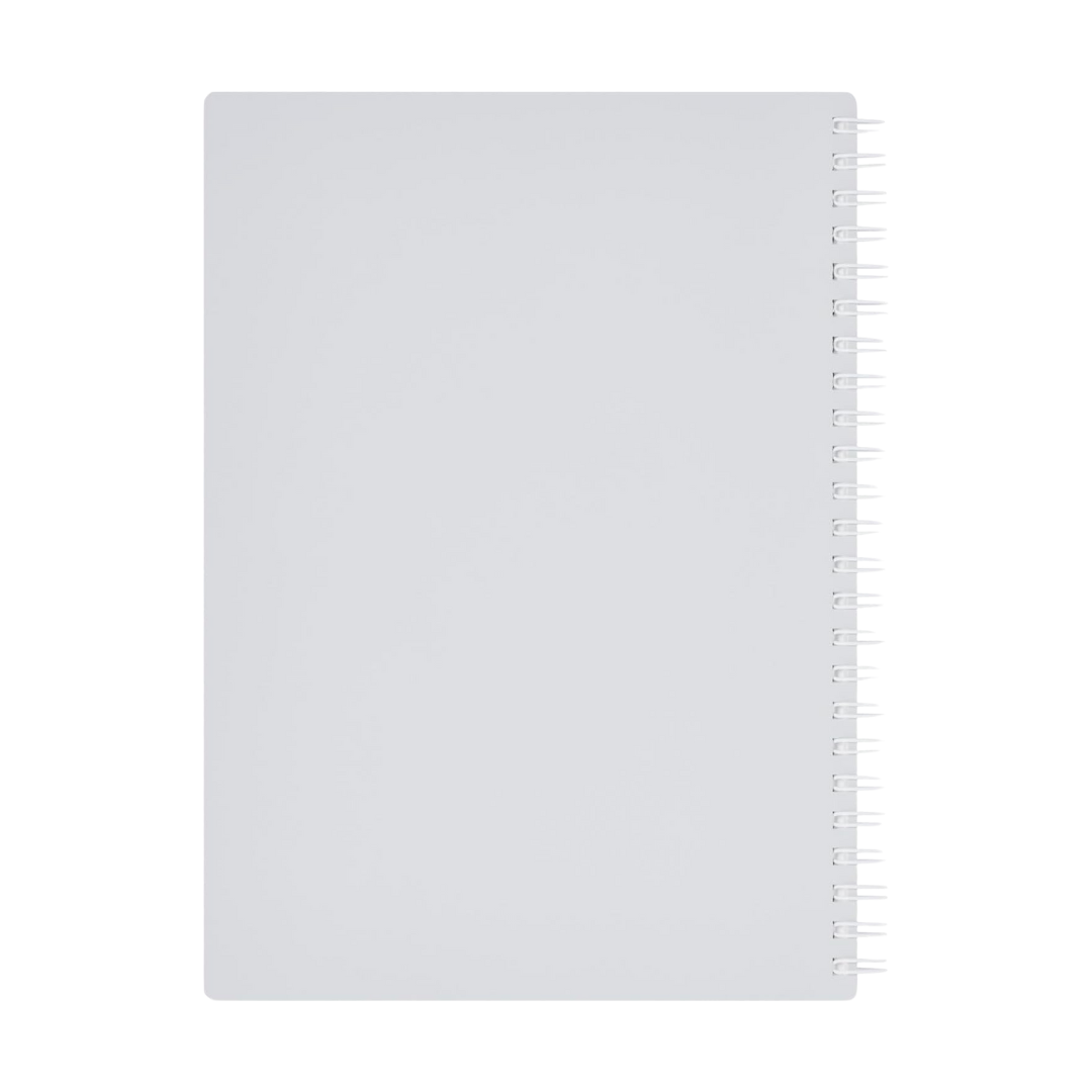 Maruman Mnemosyne A5 Softcover Notebook - Light Gray — detail view