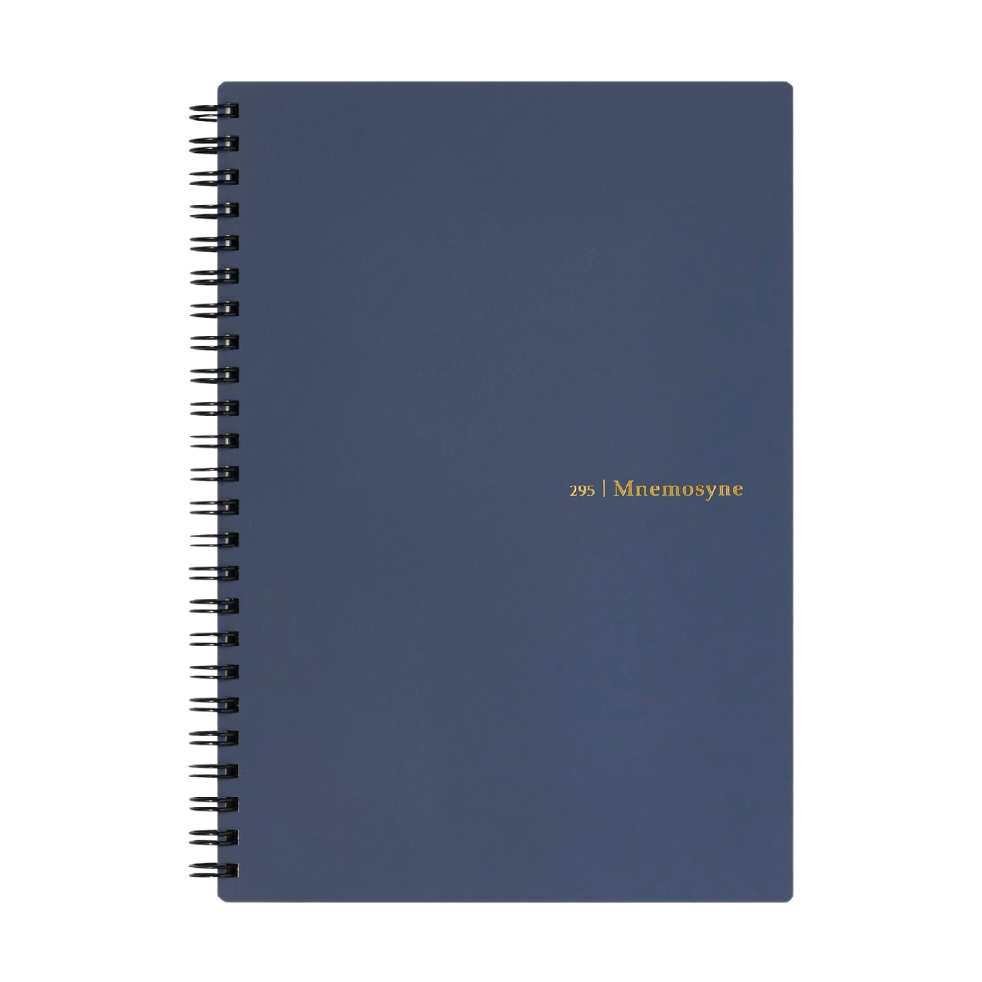 Maruman Mnemosyne A5 Softcover Notebook - Navy — front view