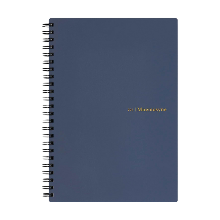 Maruman Mnemosyne A5 Softcover Notebook - Navy — front view