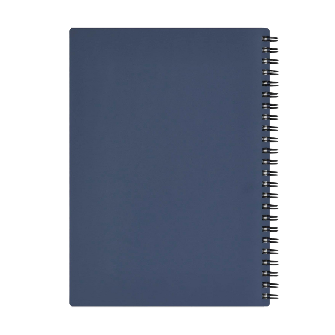 Maruman Mnemosyne A5 Softcover Notebook - Navy — detail view