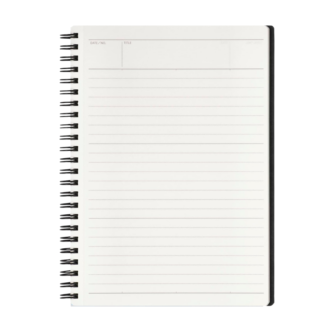 Maruman Mnemosyne A5 Softcover Notebook - Navy — with packaging