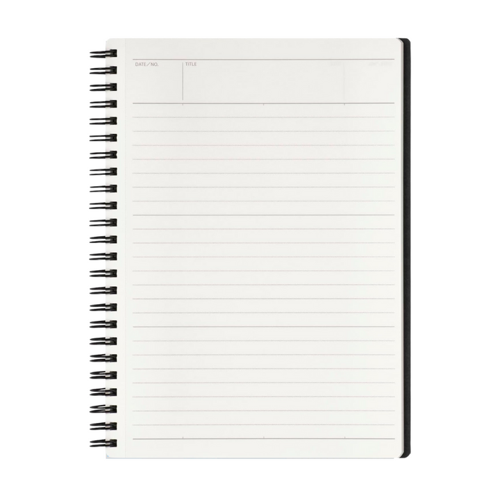 Maruman Mnemosyne A5 Softcover Notebook - Navy — with packaging