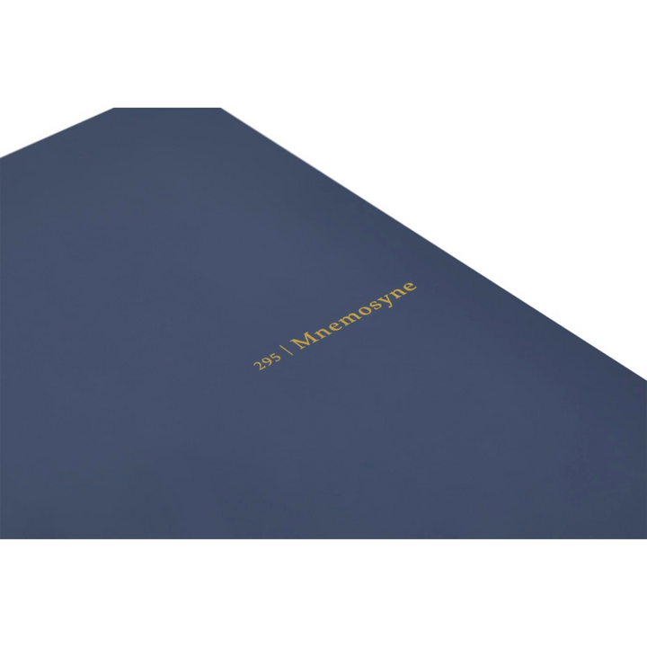 Maruman Mnemosyne A5 Softcover Notebook - Navy — in use