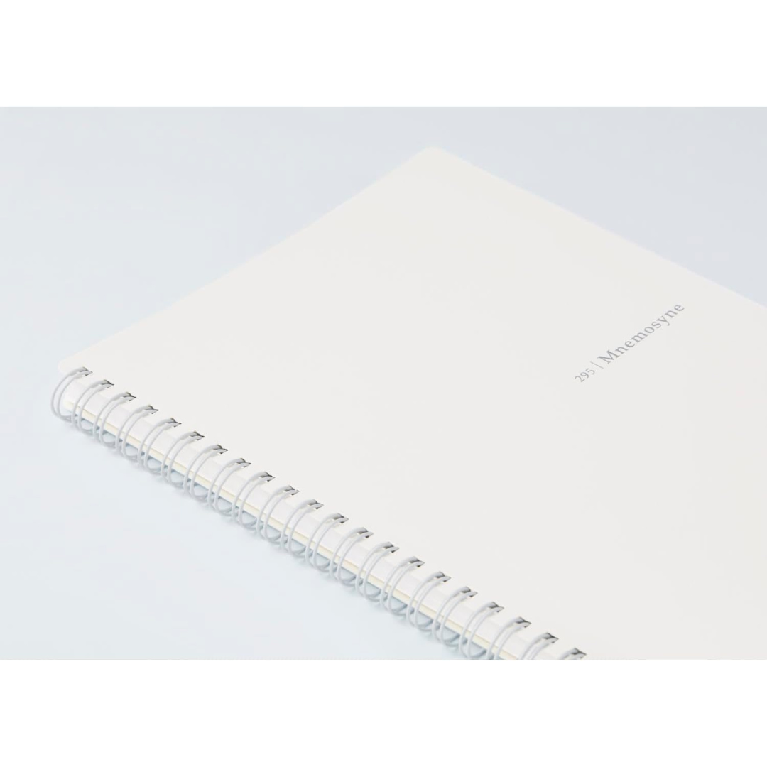 Maruman Mnemosyne A5 Softcover Notebook - White — in use