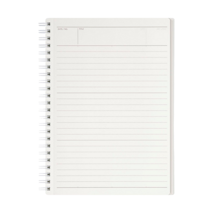 Maruman Mnemosyne A5 Softcover Notebook - White — with packaging