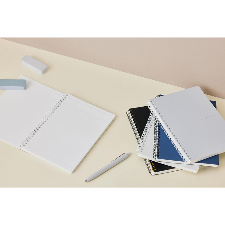 Maruman Mnemosyne A5 Softcover Notebook - Navy — flat lay