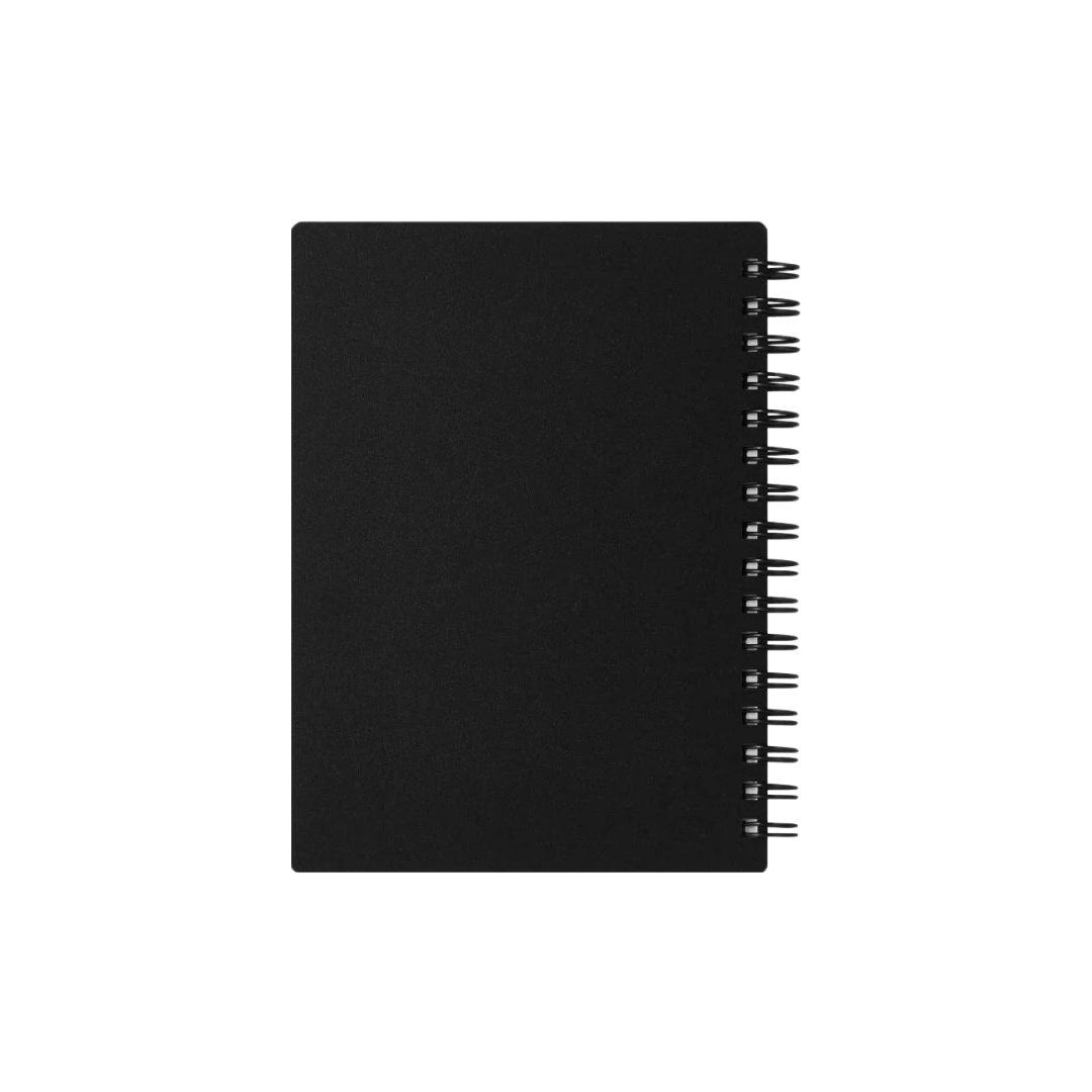 Maruman Mnemosyne A6 Notebook - Lined (Black) — with packaging