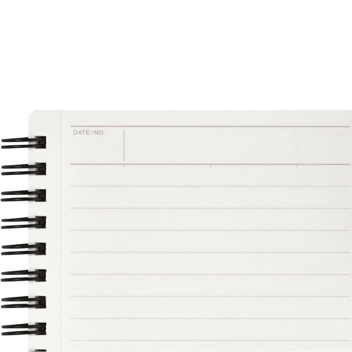 Maruman Mnemosyne A6 Notebook - Lined (Black) — angle view