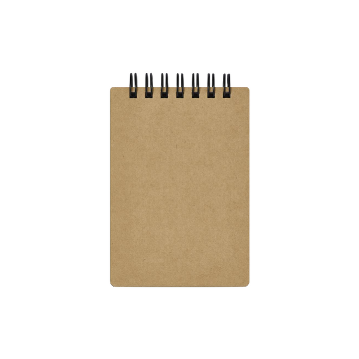 Maruman Mnemosyne A7 Twin Ring Memo Pad - Graph (Black) — detail view