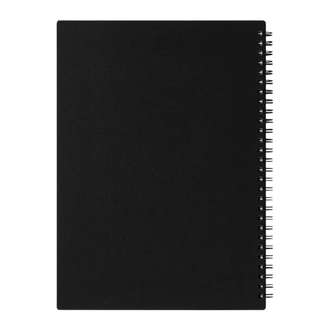 Maruman Mnemosyne B5 Notebook - Dot Grid (Black) — with packaging