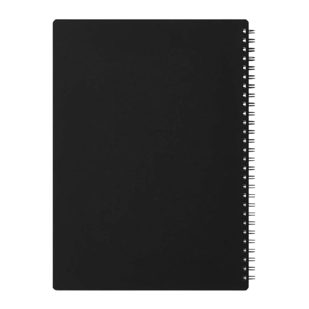 Maruman Mnemosyne B5 Notebook - Lined (Black) — with packaging