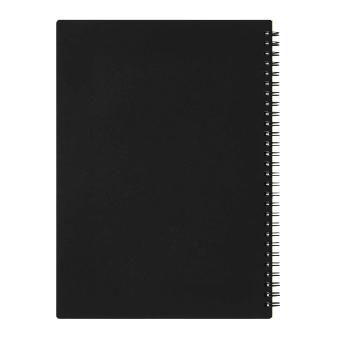 Maruman Mnemosyne B5 Notebook - Ruled (Black) — with packaging