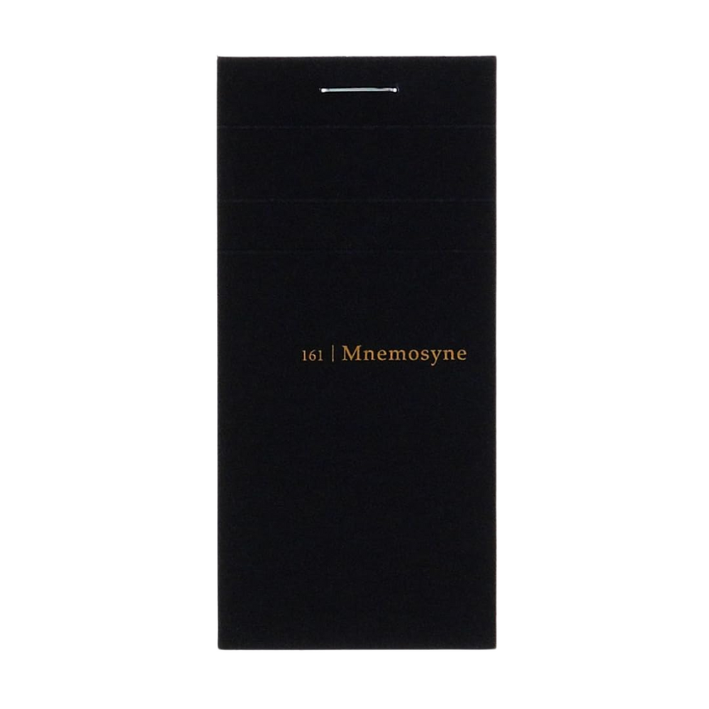 Maruman Mnemosyne Modified A8 Memo Pad - Graph (Black) — side view