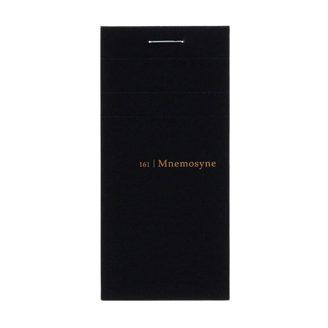 Maruman Mnemosyne Modified A8 Memo Pad - Graph (Black) — side view