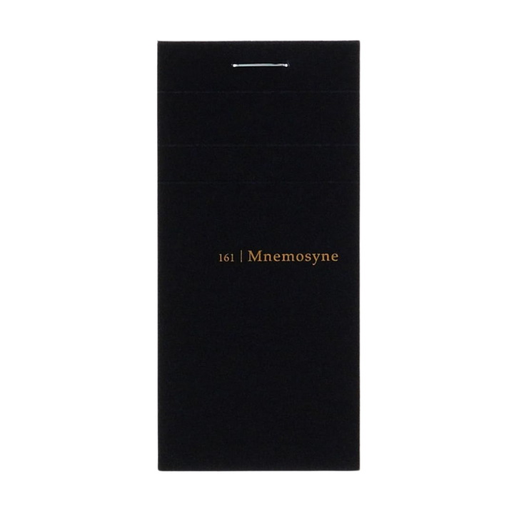 Maruman Mnemosyne Modified A8 Memo Pad - Graph (Black) — side view