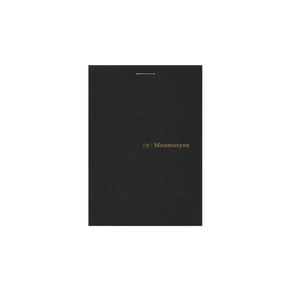 Maruman Mnemosyne Modified B7 Memo Pad - Graph (Black) — side view