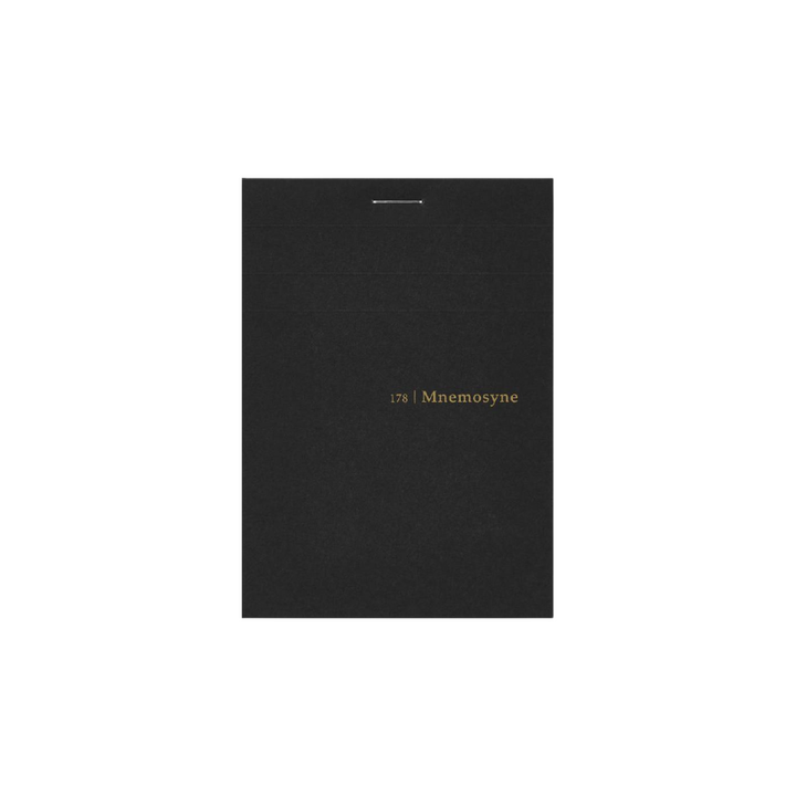 Maruman Mnemosyne Modified B7 Memo Pad - Graph (Black) — side view