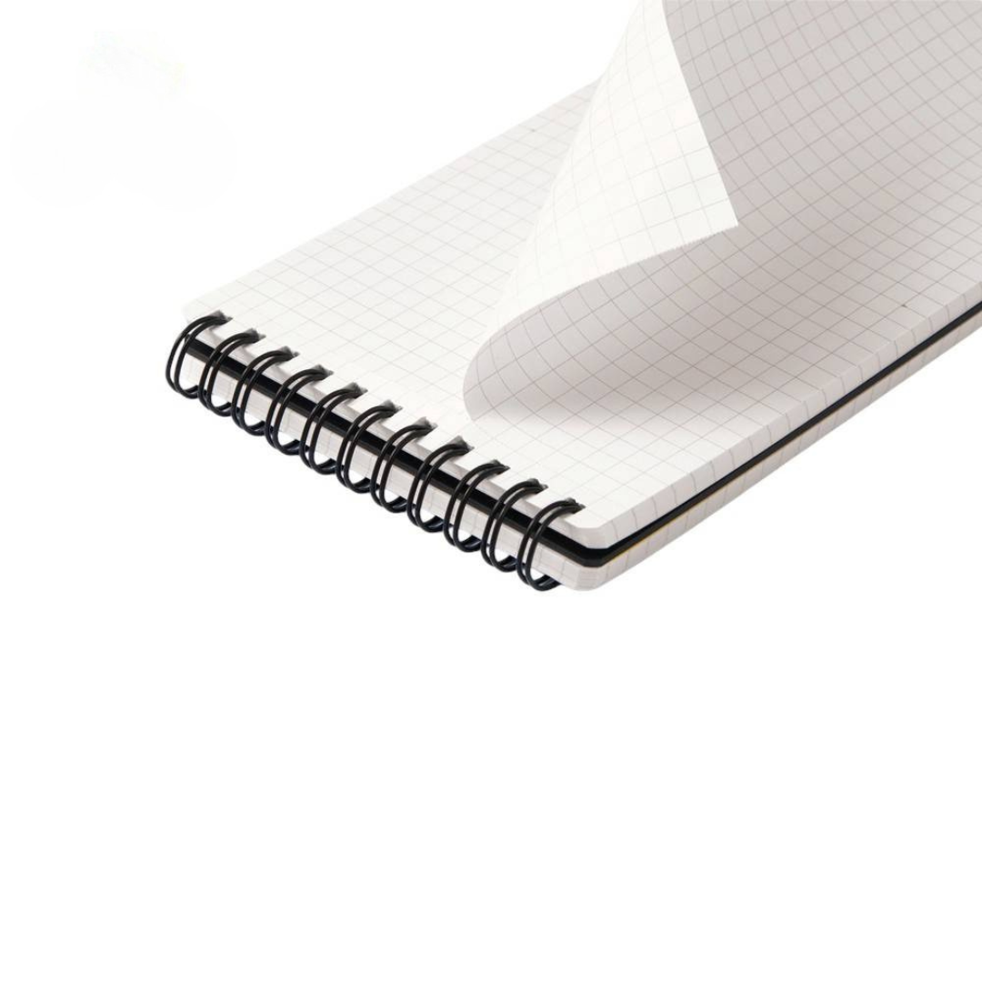 Maruman Mnemosyne Notebook - Horizontal (Black) — close-up