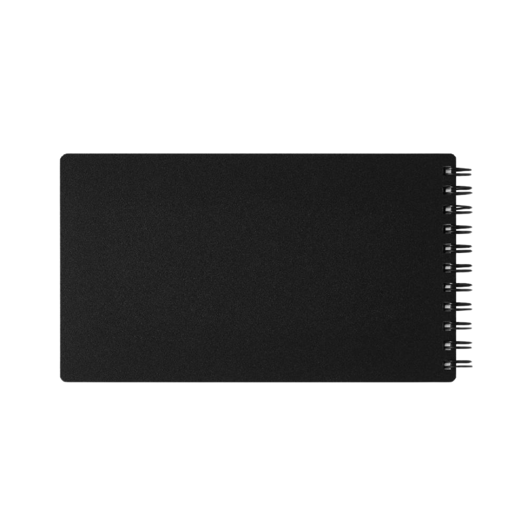 Maruman Mnemosyne Notebook - Horizontal (Black) — detail view